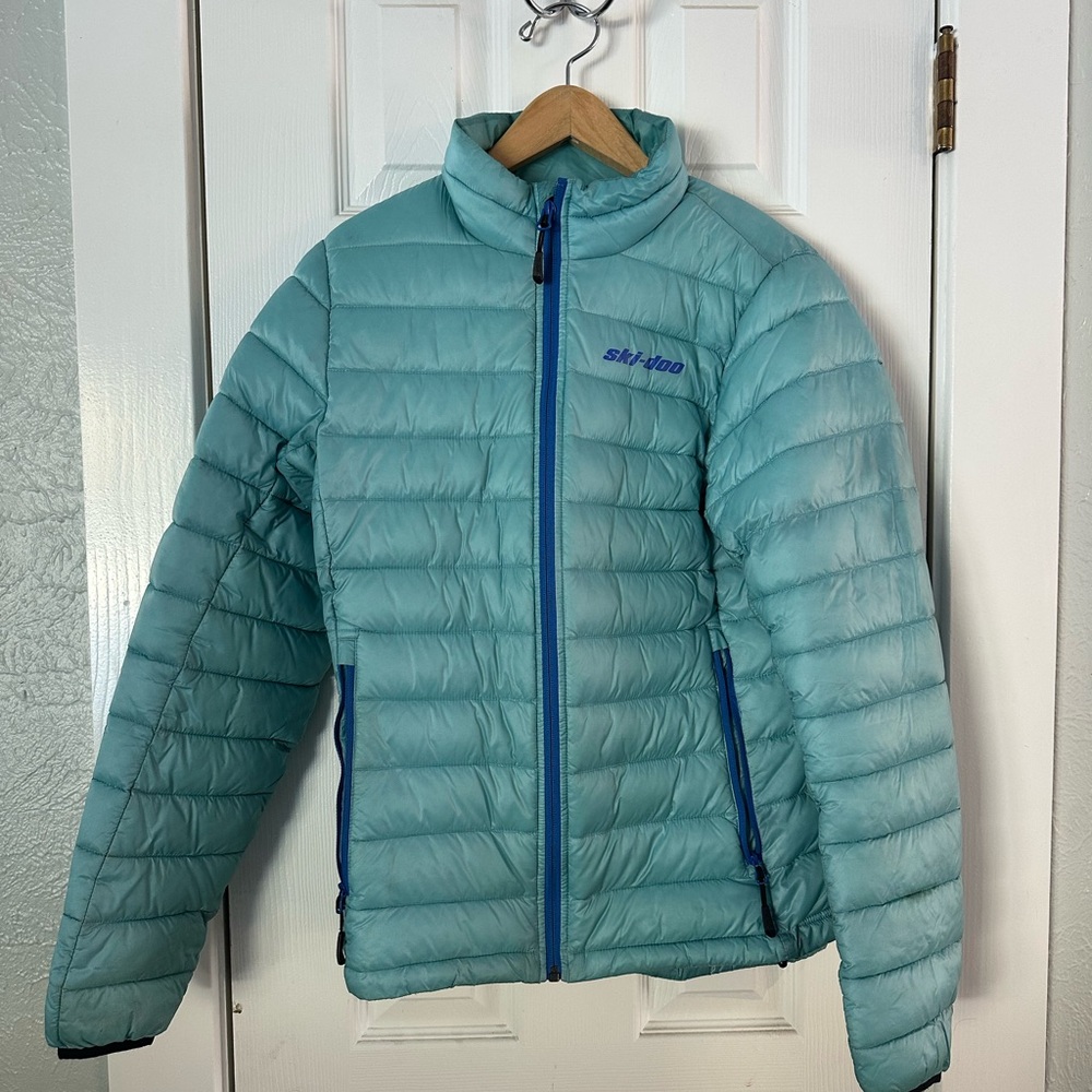 Women's Aqua BRP Ski-doo Puffer Jacket
